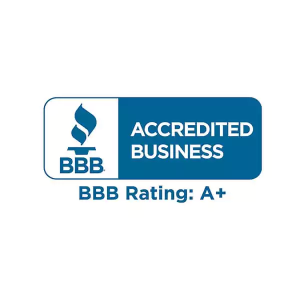 bbb accredited business Academy Air Better Business Bureau Accredited Business seal showing an A+ rating