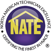 nate3d200 NATE certified seal: North American Technician Excellence, certifying the finest in HVAC